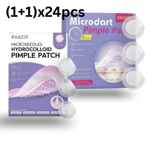 (1+1)x24 pcs DOTLY - Invisible Acne Wounds Face Care Patch