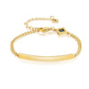 Cuban Plate Bracelet for women - 3mm
