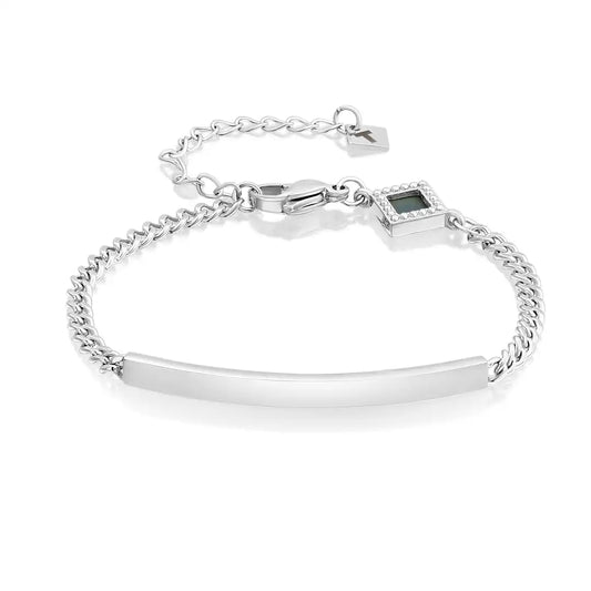 Cuban Plate Bracelet for women - 3mm